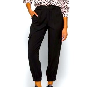 SANCTUARY Harmony Pants. Joggers with side cargo pockets. NWOT. Size 12. Black.